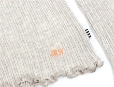 Mads Nørgaard oatmeal melange pointella t-shirt Trudy